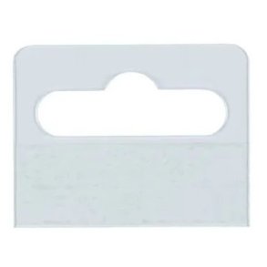 1000 stk hangtabs m/kl�b 45x35mm, klar
