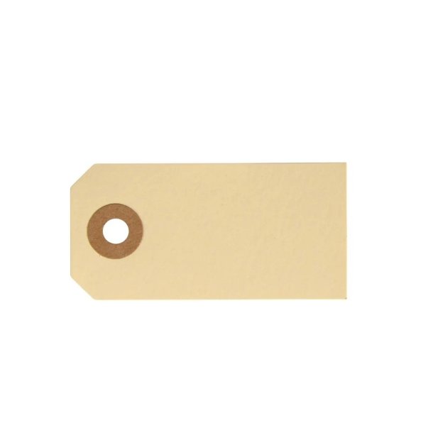 1000 stk Manilla mrker natur, 40x80mm