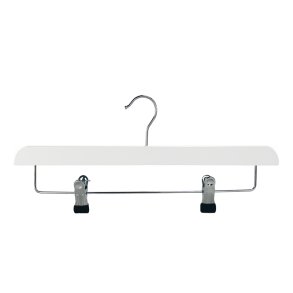 50 stk Buksebjle 39cm i tr, hvid m/sorte clips