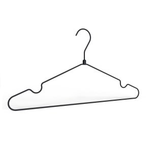 100 stk Sort metalbjle 42cm m/stang og hak p skulder