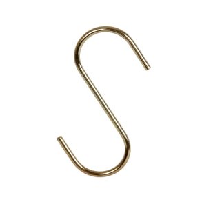 10 stk Jeans krog i guld look 12cm (17048)