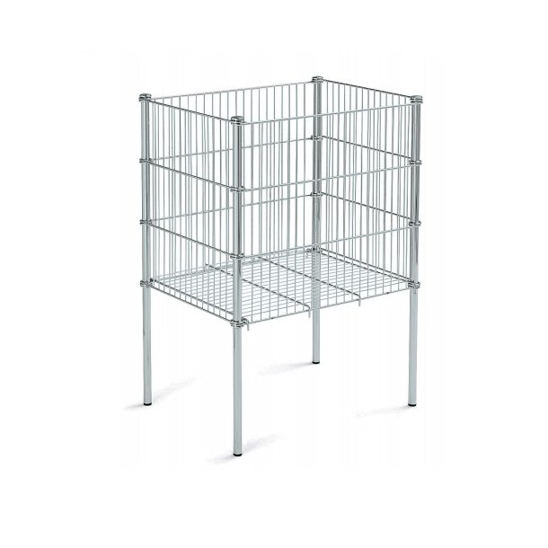Impulskurv, trdkurv 55x42x46cm chrom