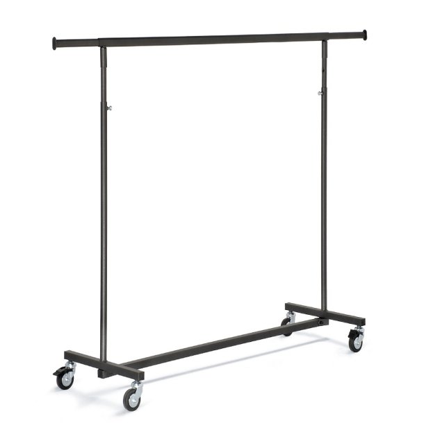 Tjstativ 140x140cm sort, justerbar og sammenklappeligt