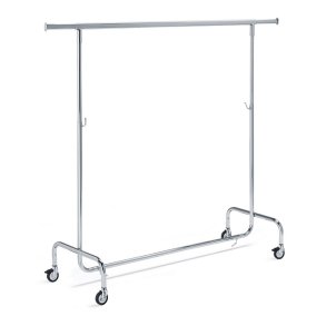 Tjstativ 143x106-200cm chrom, hjde og bredde justerbart