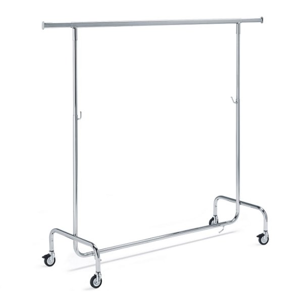 Tjstativ 143x106-200cm chrom, hjde og bredde justerbart