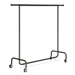 Tjstativ 143x150cm sort, fast hjde og justerbar bredde