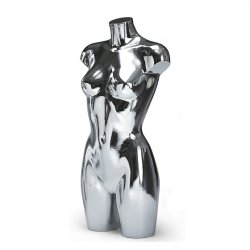 Dametorso lang model, metallic 