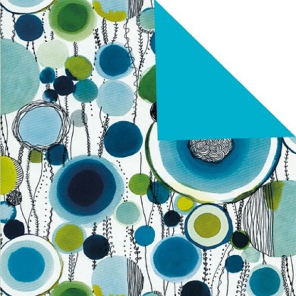 Gavepapir to-sidet 50cm bred, 200 METER PR RULLE