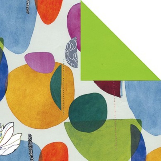 Gavepapir to-sidet 50cm bred, 200 METER PR RULLE