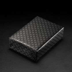 Gavepapir Grata sort 50cm bred, 200 METER PR RULLE