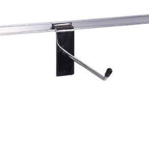 10 stk Varekrog til rillepanel 15cm, chrom