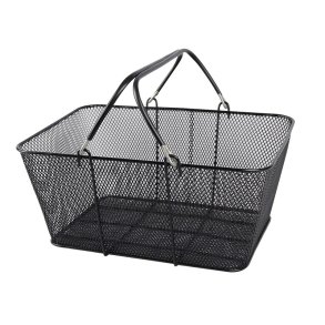 Indkbskurv i metal, sort