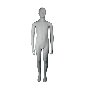 Teenage dreng mannequin, mat hvid (Carlo)