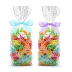 100 stk Cellofanpose flad, klar 15x50cm