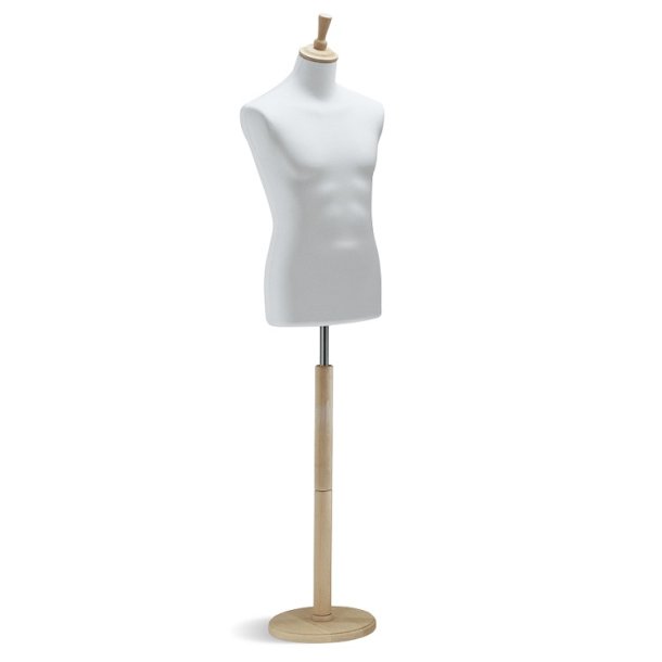 Herregine med rund fod og hj top, fs i 3 farver