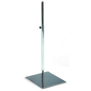 Fod t/dame- og herretorso chrom, Hjde 58-126cm