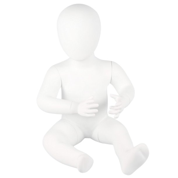 Baby mannequin blank hvid (IM-Baby)