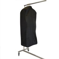 Kollektionspose sort, 50x30x120cm med lynl�s i siden