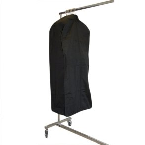 Kollektionspose sort, 50x30x120cm med lynl�s i siden