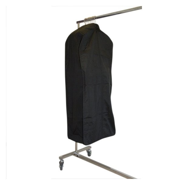 Kollektionspose sort, 50x30x120cm med lynl�s i siden