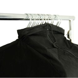 Kollektionspose sort, 50x30x120cm med lynl�s i siden