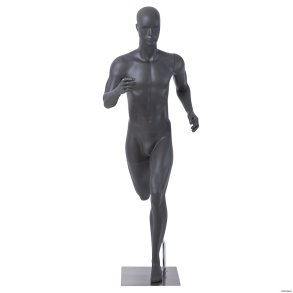 Herre mannequin, lber, mrkegr (Mark)