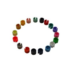 100 stk Farvemarkrer mini 13mm, fs i mange farver