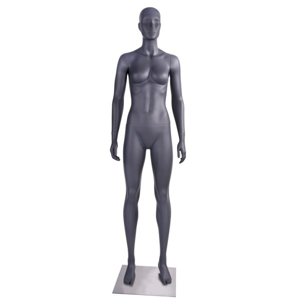 Dame mannequin, mørkegrå (Sif)
