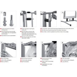 Gadeskilt Wind Line Lux, fs i 3 strrelser (Model 125)