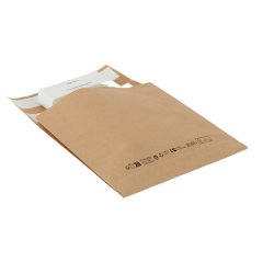 100 stk E-handelspose brun FSC papir, 230x220/40mm